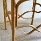 Table d’appoint vintage en rotin