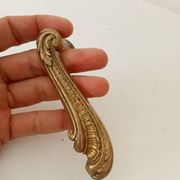 Poignée de porte ancienne en bronze style Empire