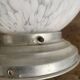 Art Deco glass ball ceiling light from Clichy