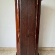 Somno “Column” or Cylindrical Cabinet, in flamed mahogany, Copenhagen, 1830-1840