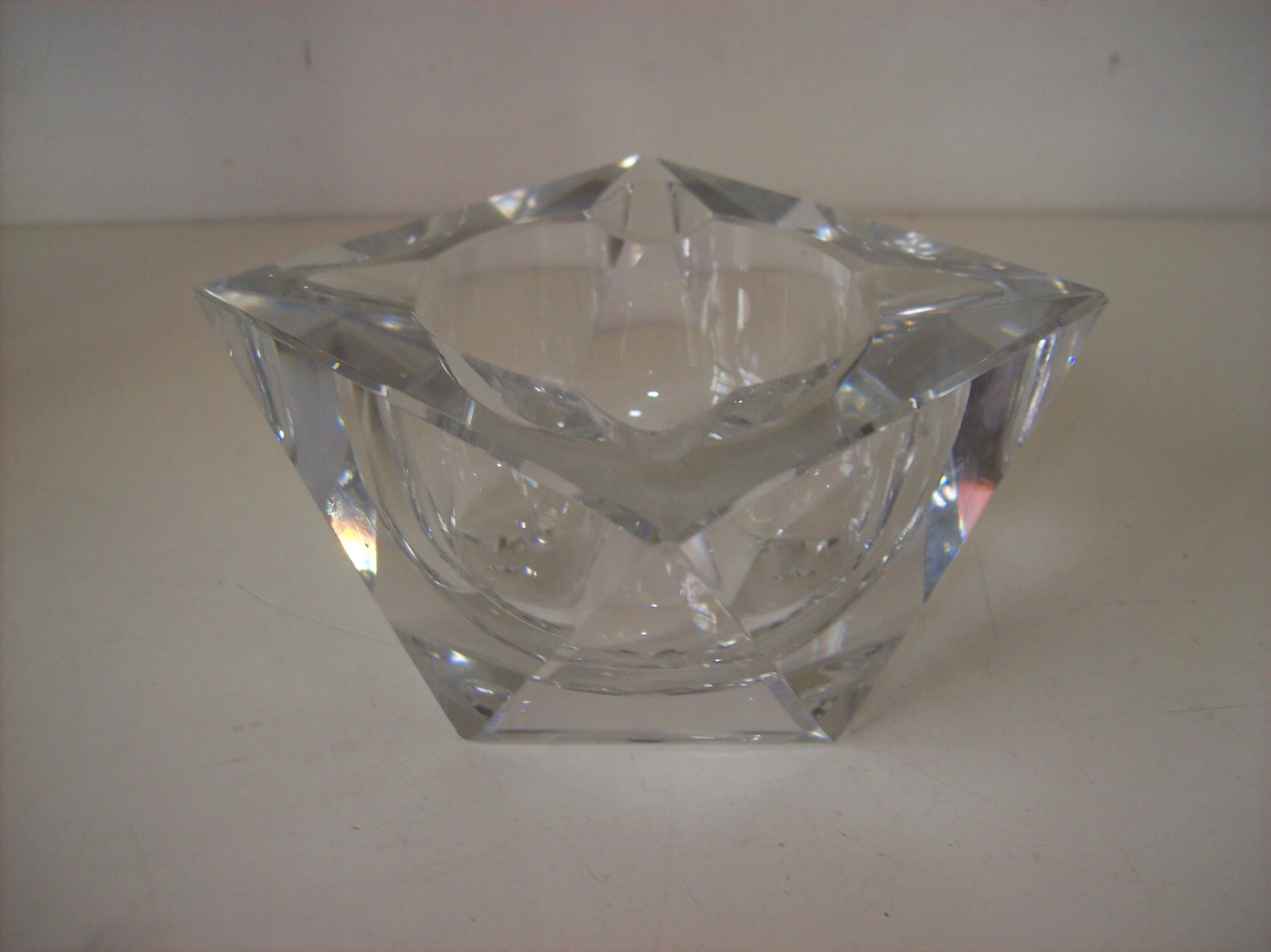 Saint Louis crystal ashtray