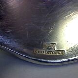 Box 2 drawers household 57 pieces christofle silver metal model "boreal"