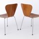 Set of 6 Vintage Stacking Chairs, 1960s, Teak - German Design