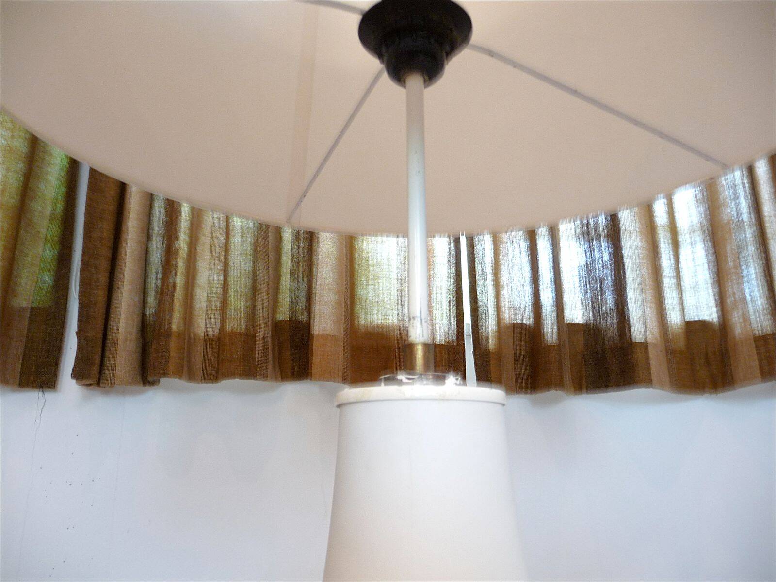 Large bisque porcelain table lamps from Kaiser, Germany 1960s, Set of 2