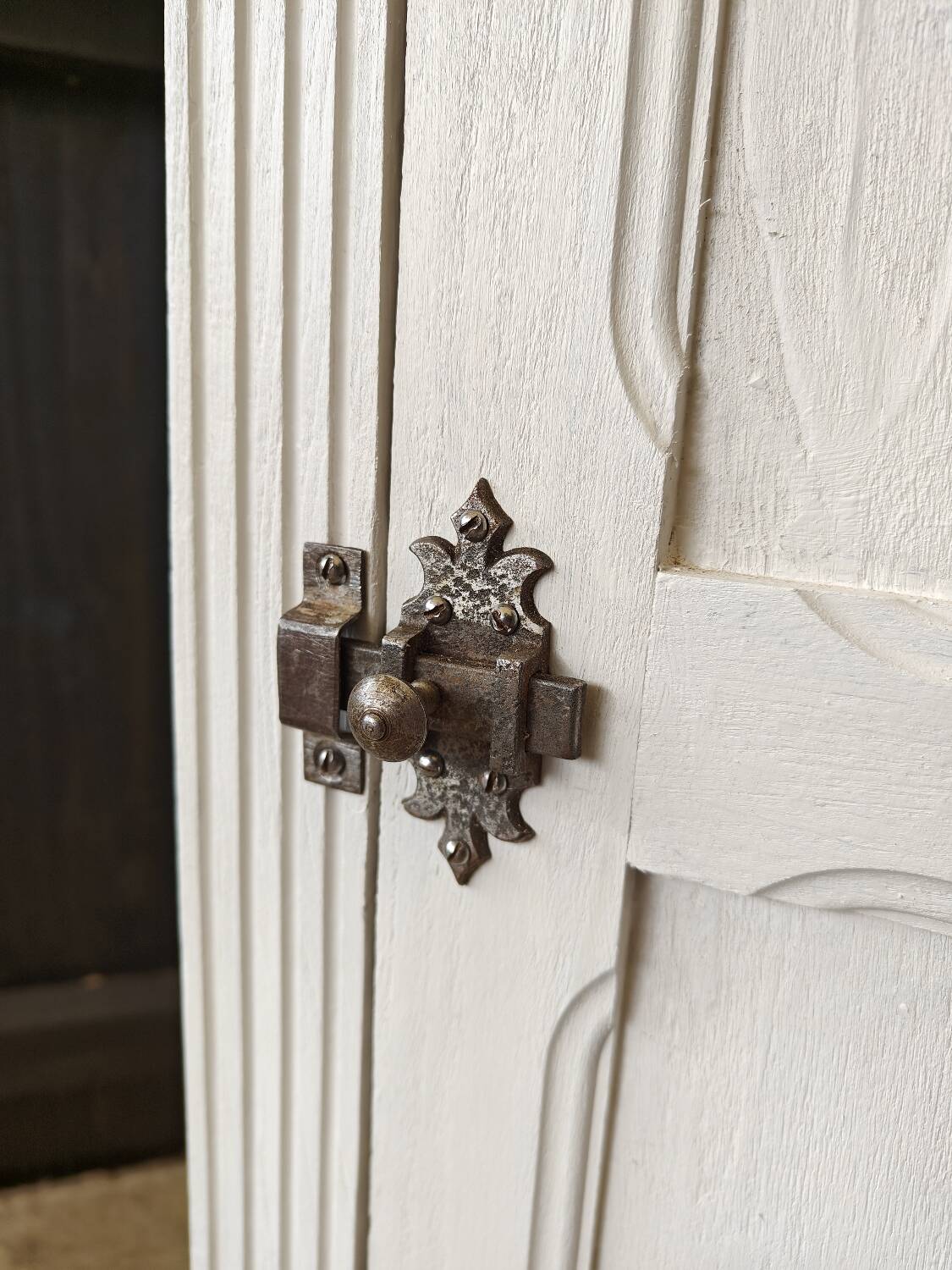 Restored Parisian Bonnetière Wardrobe