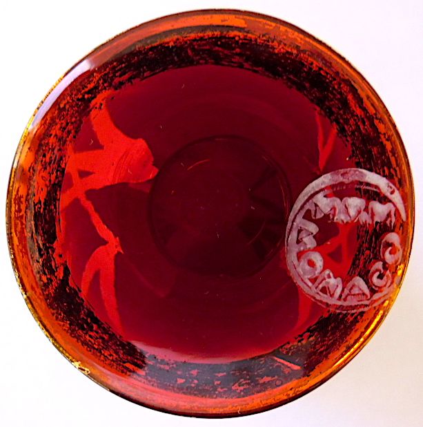 Suite of twelve glasses of vodka or sake in Monte Carlo crystal