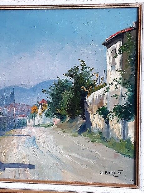 Landscape puydômois of j.bornot (xix-xxth)