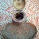 Old bronze inkwell