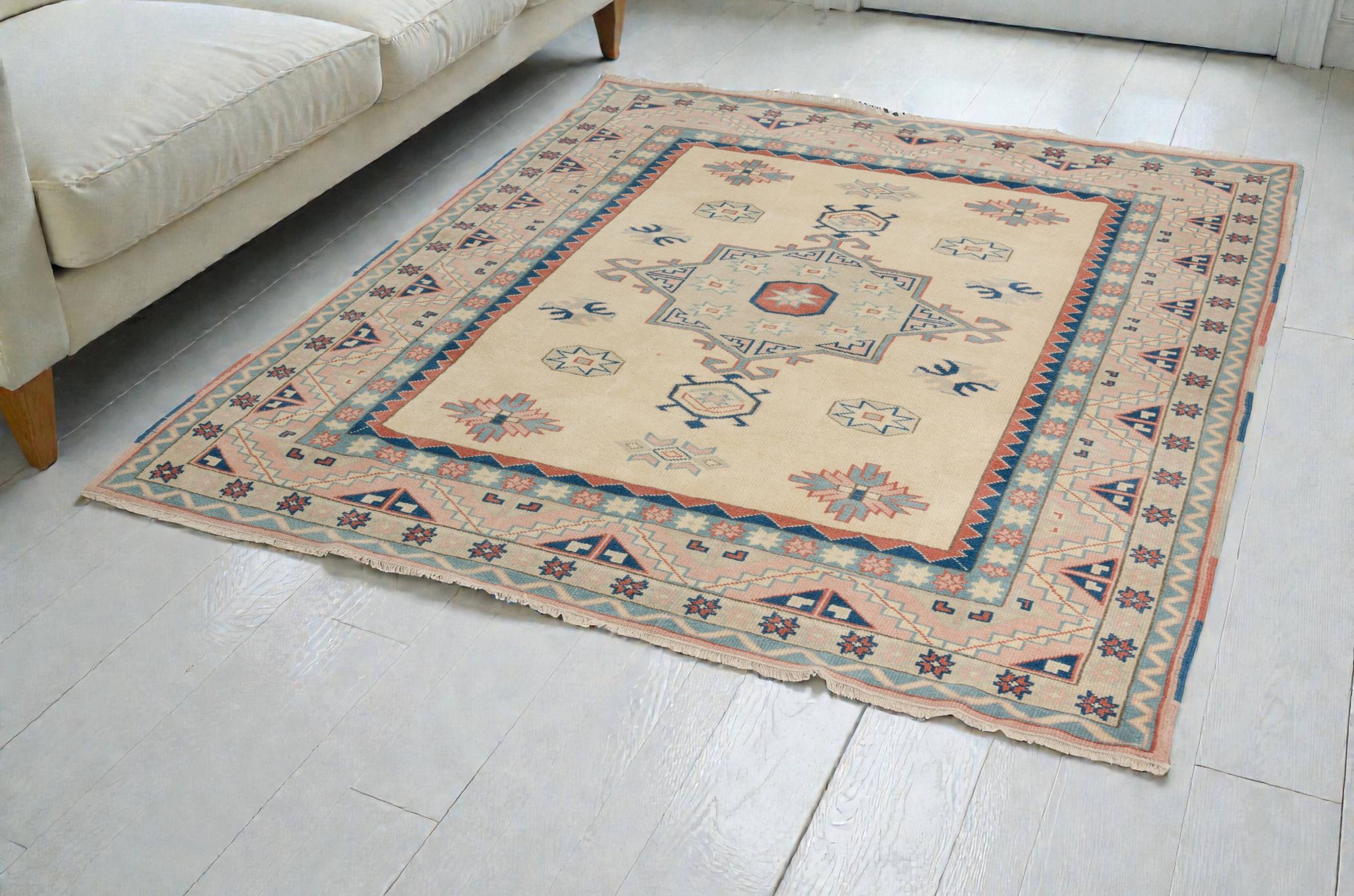 Tapis en laine noué à la main kurde