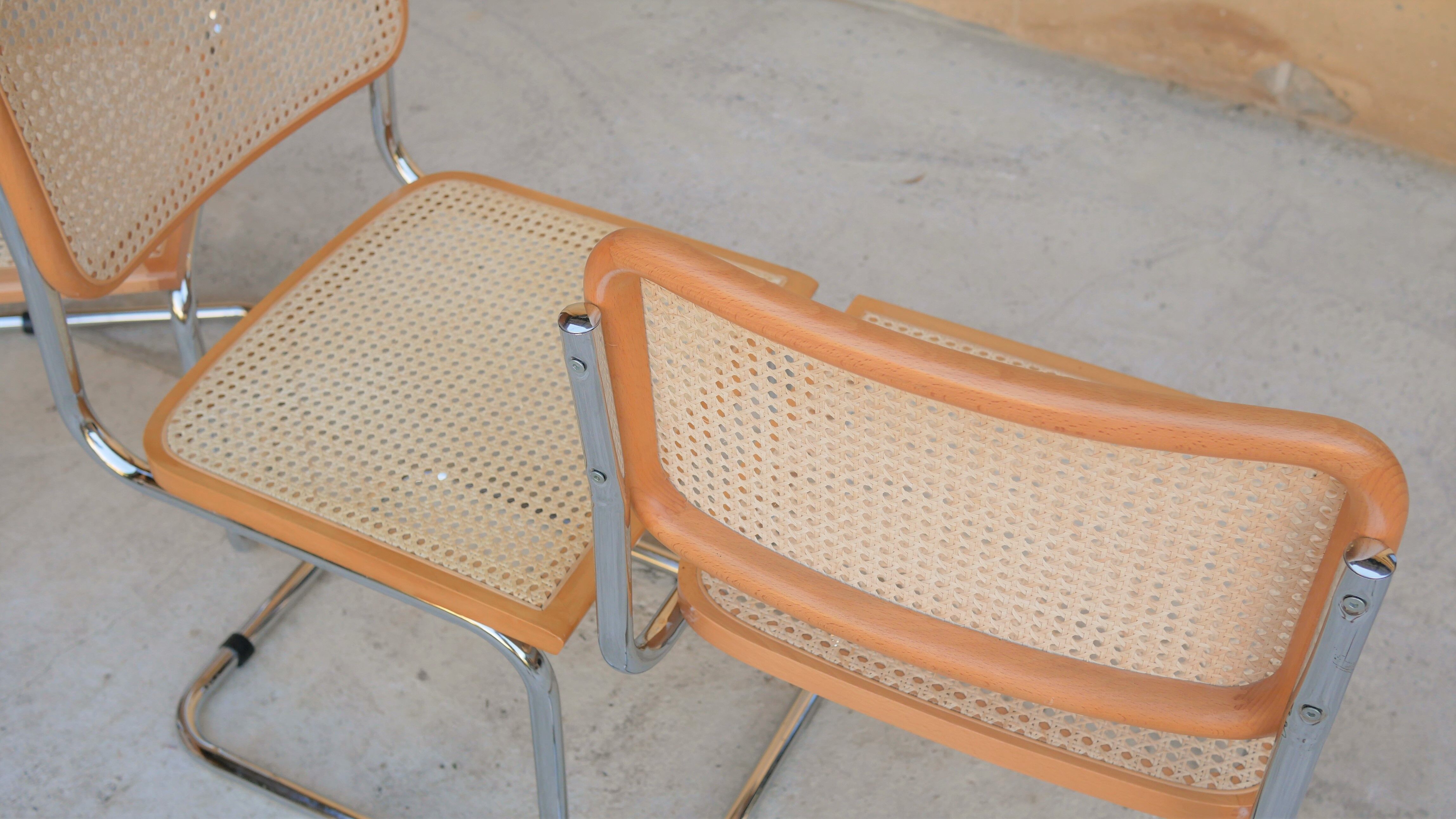 Chair B32 by Marcel Breuer, Made in Italy