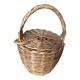 Panier osier intérieur velours