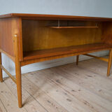 Danish mid-century teak & oak desk, 1950s
