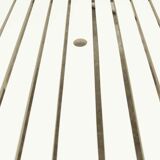 Garden furniture table and 4 armchairs 60's in its juice