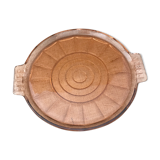 Plat verre rose