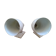 Pair of white spots Lita "60s