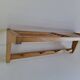 ULUV Czechoslovakian Mid-Century Wooden Wall Coat Rack, circa 1970