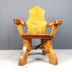 Vintage brutalist armchair, 1960s