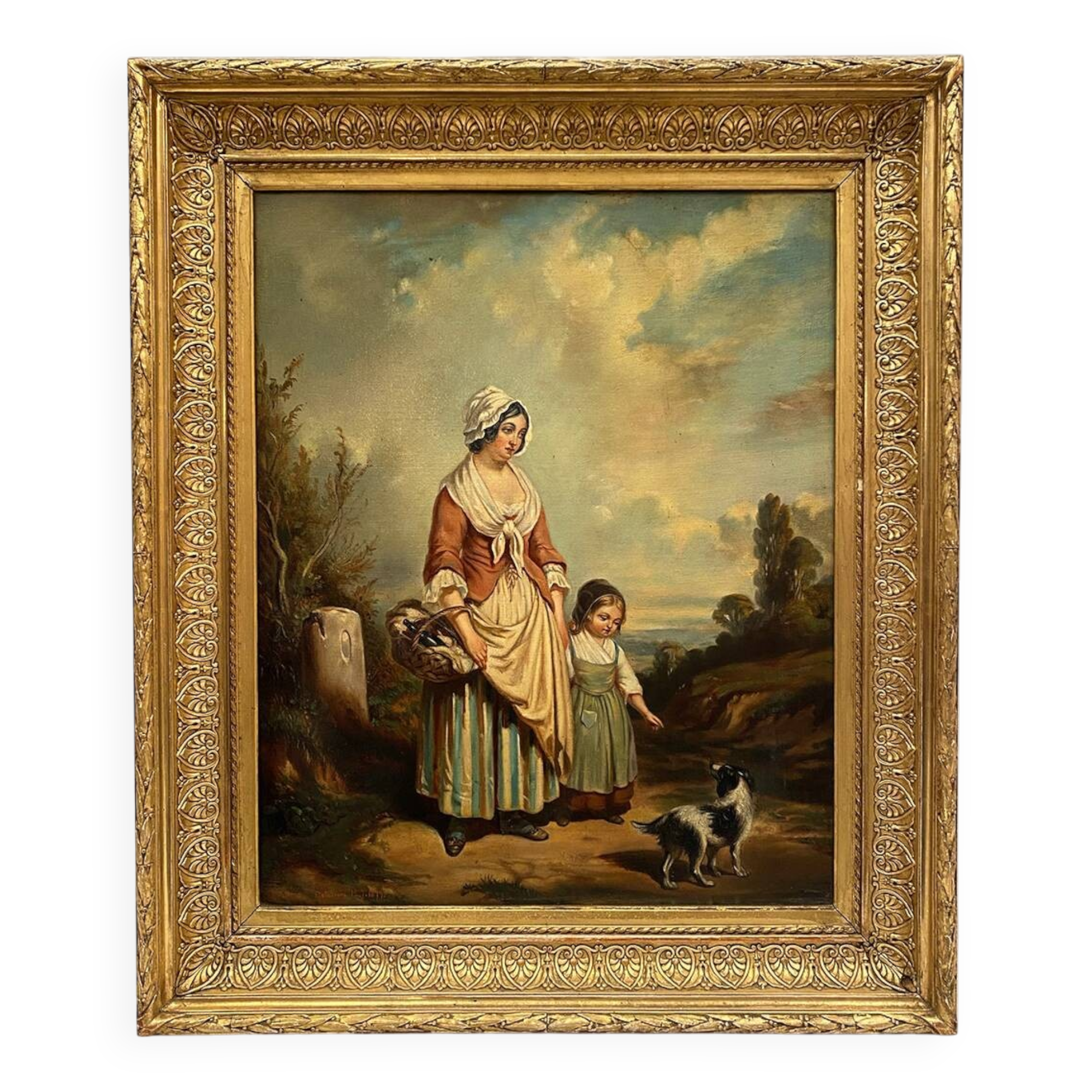 Oil on canvas 19th century After Auguste Delacroix (1809-1868)