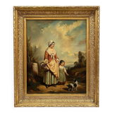 Oil on canvas 19th century After Auguste Delacroix (1809-1868)