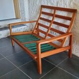 Vintage solid wood sofa