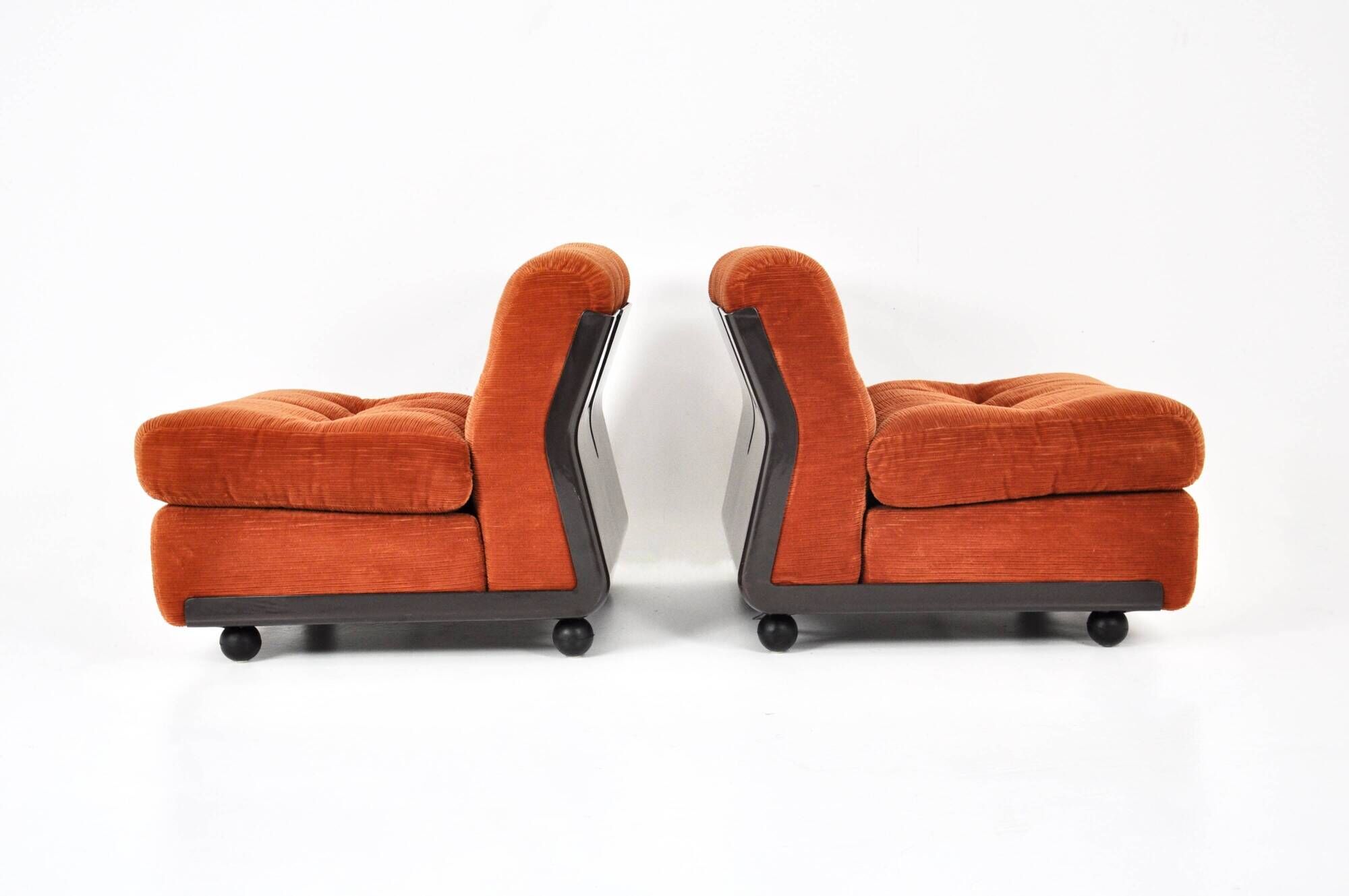 Set of 2 Amanta armchairs by Mario Bellini for B&B Italia, 1970