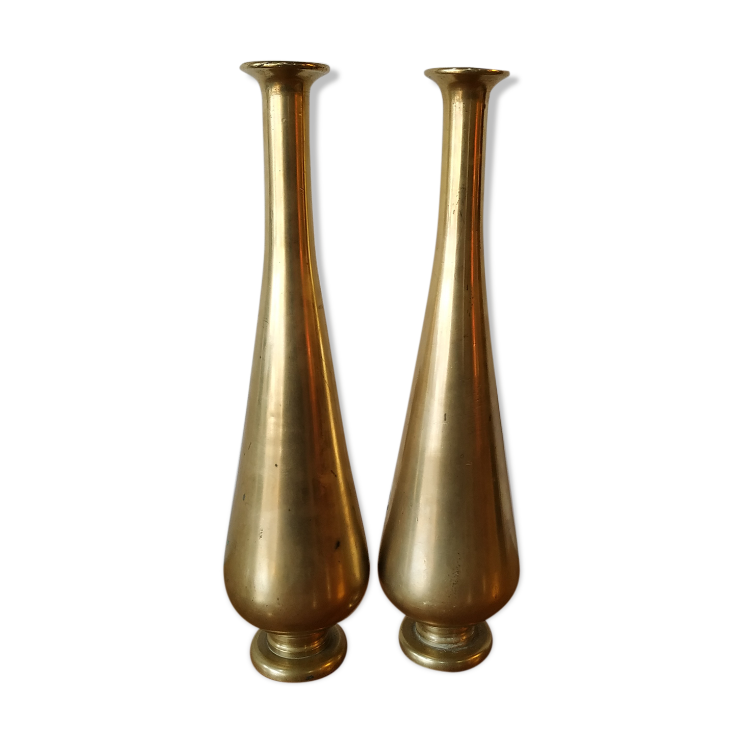 Pair of Indochinese bronze vases