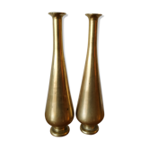 Pair of Indochinese bronze vases