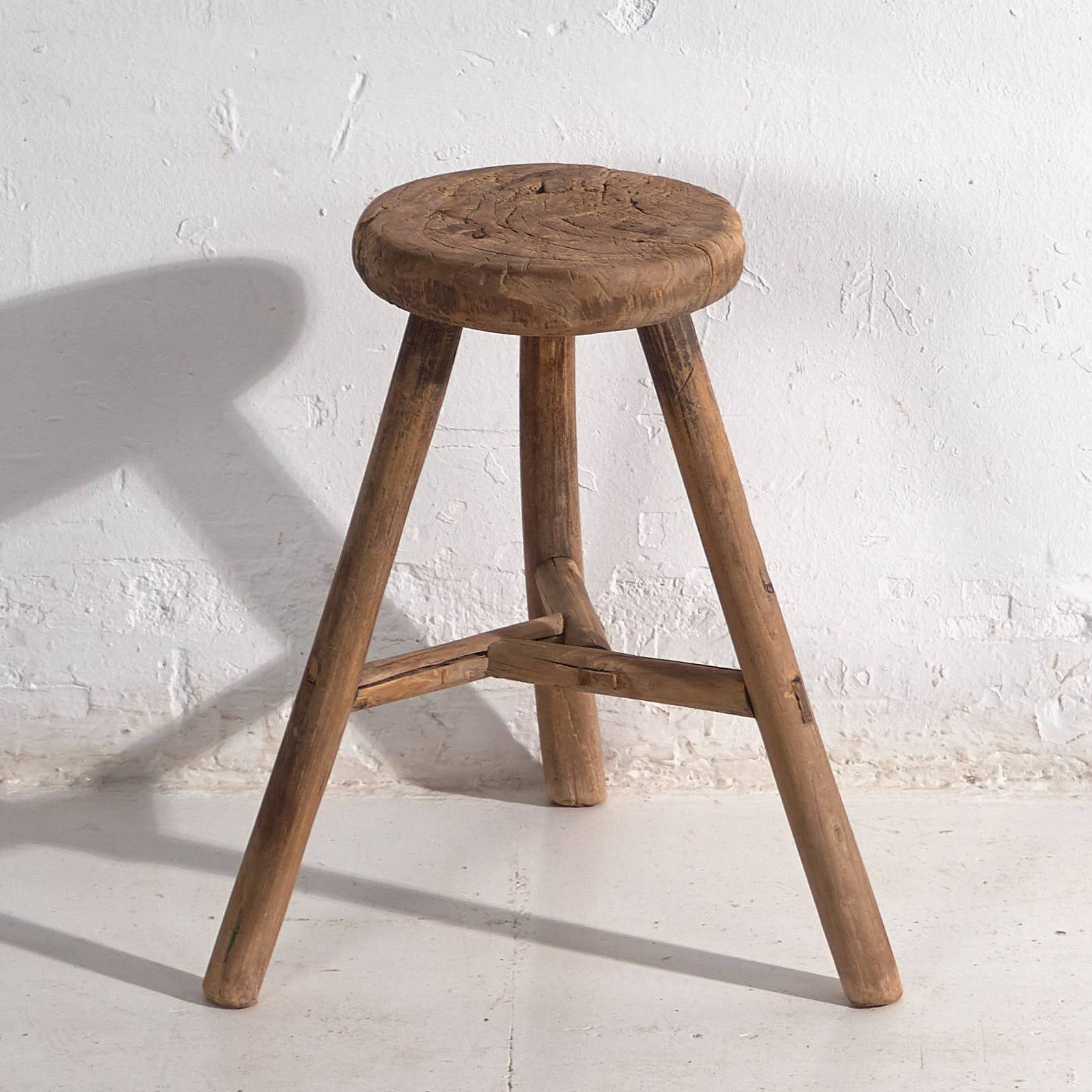Antique handcrafted stool (c.1900)