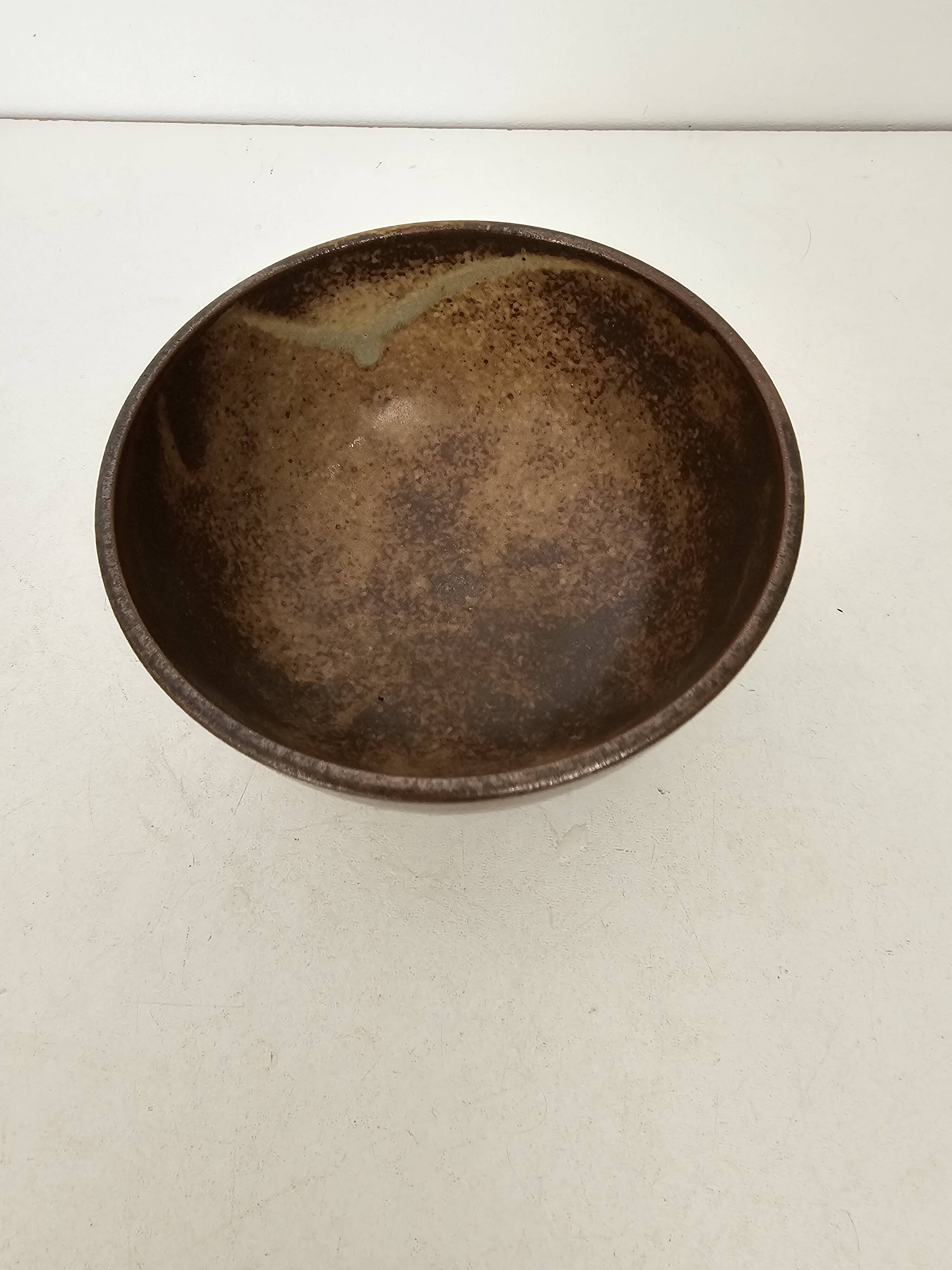 Bowl ceramic signed Taizé (Daniel de Montmollin)