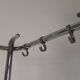 Freestanding Tubax coat rack with 4 tubes and 12 hooks, 1950s