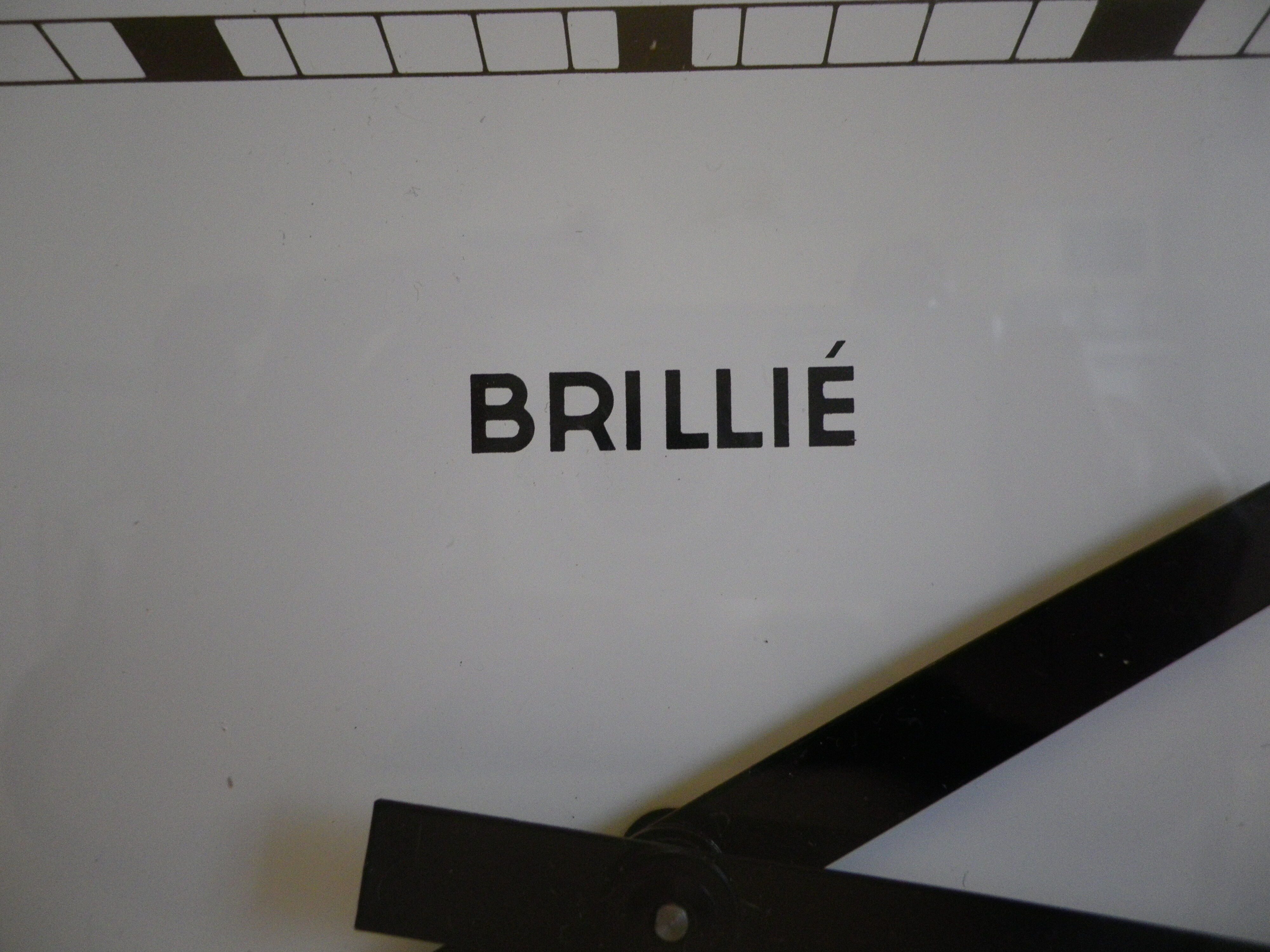 1970 Decoration Shine Receiver Clock with porcelain rose window