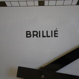 1970 Decoration Shine Receiver Clock with porcelain rose window