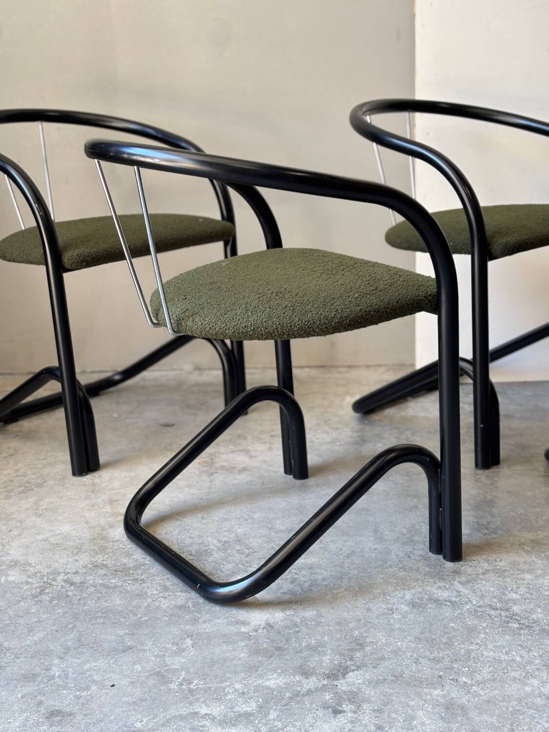 Set of 4 chairs by XCOL, Denmark 1980