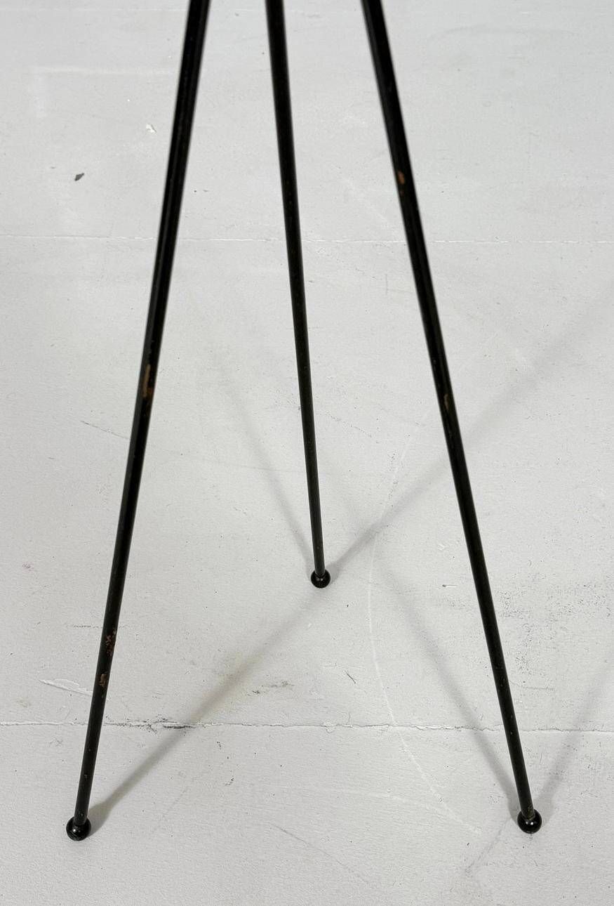 Georges Leon Rispal in style, Mid-century tripod floor lamp, France, 1970s.