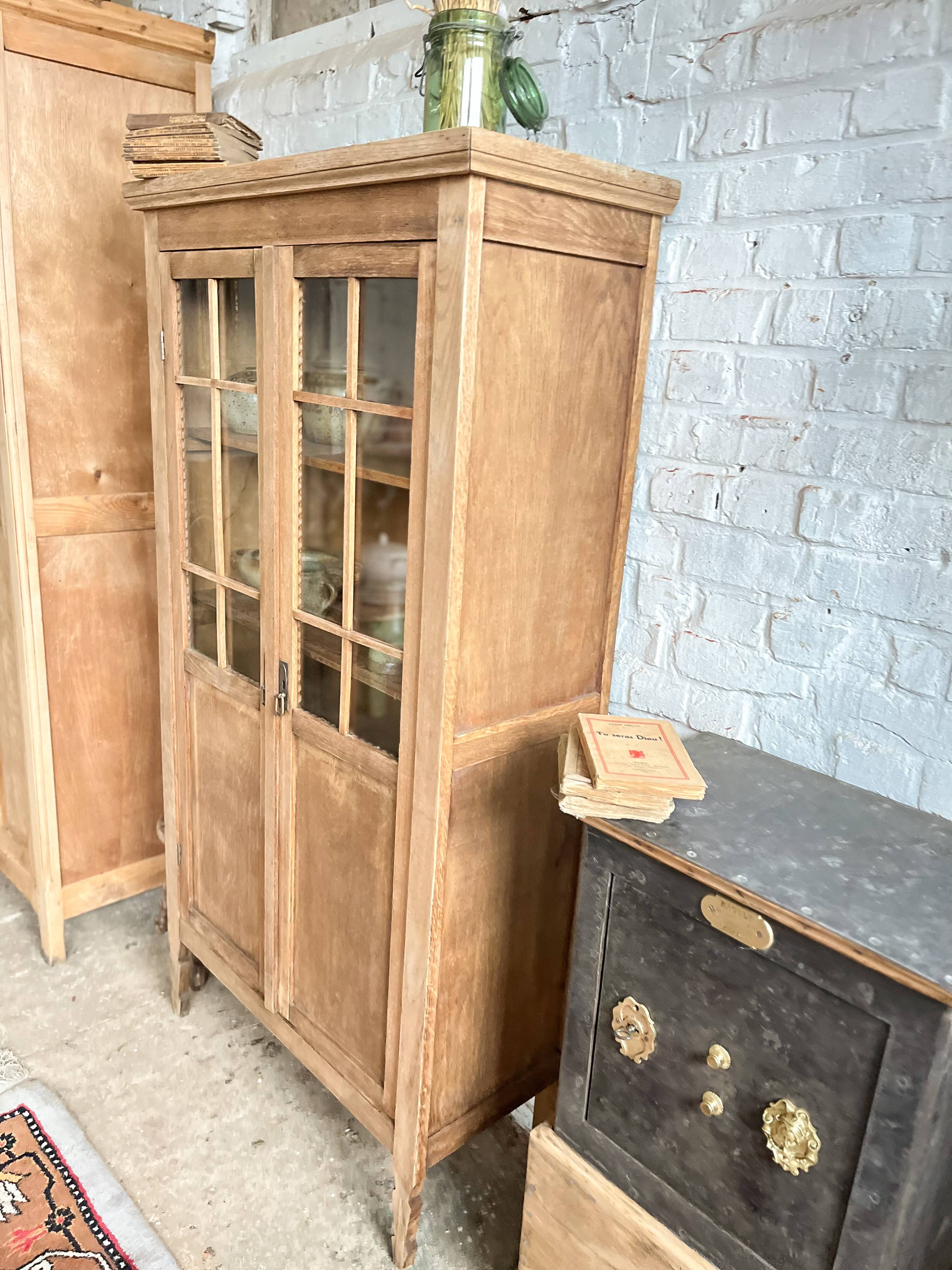Old glass cabinet