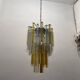 Italian Murano Glass Prism Trilobi Chandelier 1970’s