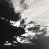 Rosine nusimovici, untitled (cloud iii), c 1980. black and white silver print