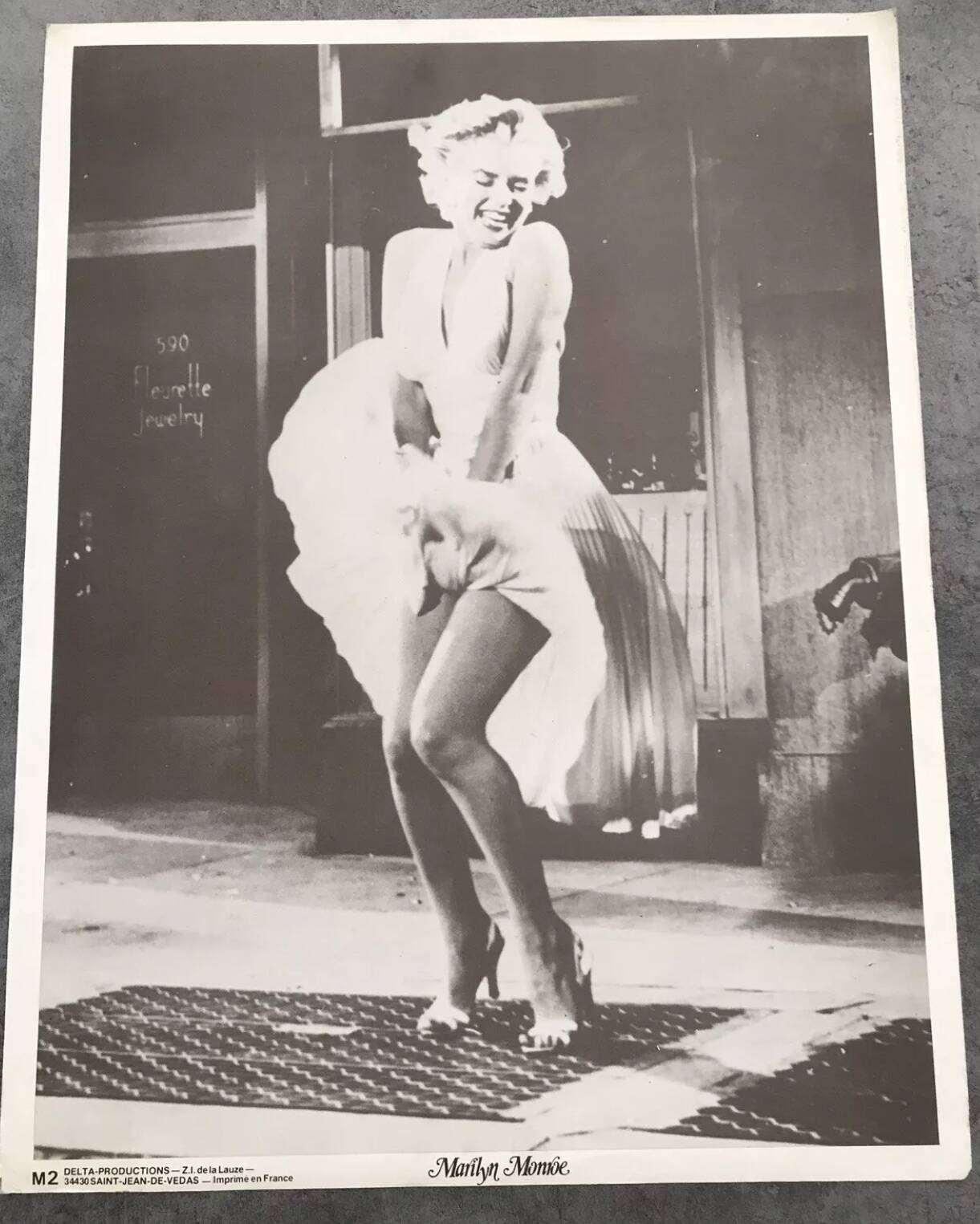 Poster, vintage photograph poster MARYLIN MONROE, M2 Delta-Productions