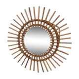 Rattan mirror