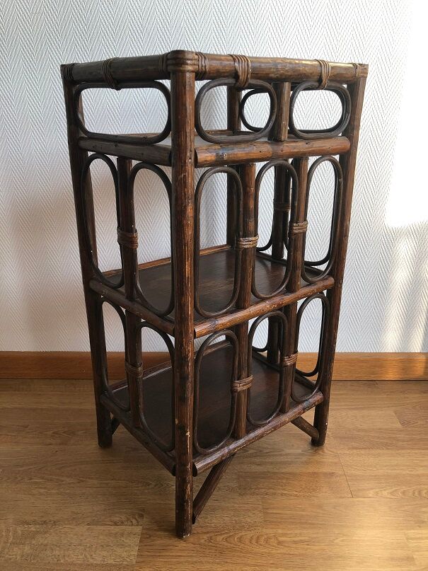 Vintage rattan and bamboo extra furniture