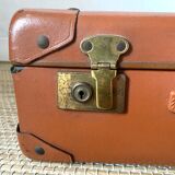 Antique suitcase and its key