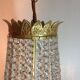 chandelier bronze balloon Golden tassels old retro