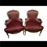 Pair of armchairs, Louis XV style