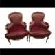 Pair of armchairs, Louis XV style