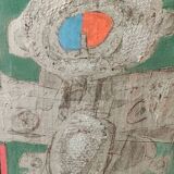 Peinture Art abstrait/Huile sur toile. Style Augustin Ubeda. 32 x 24cm