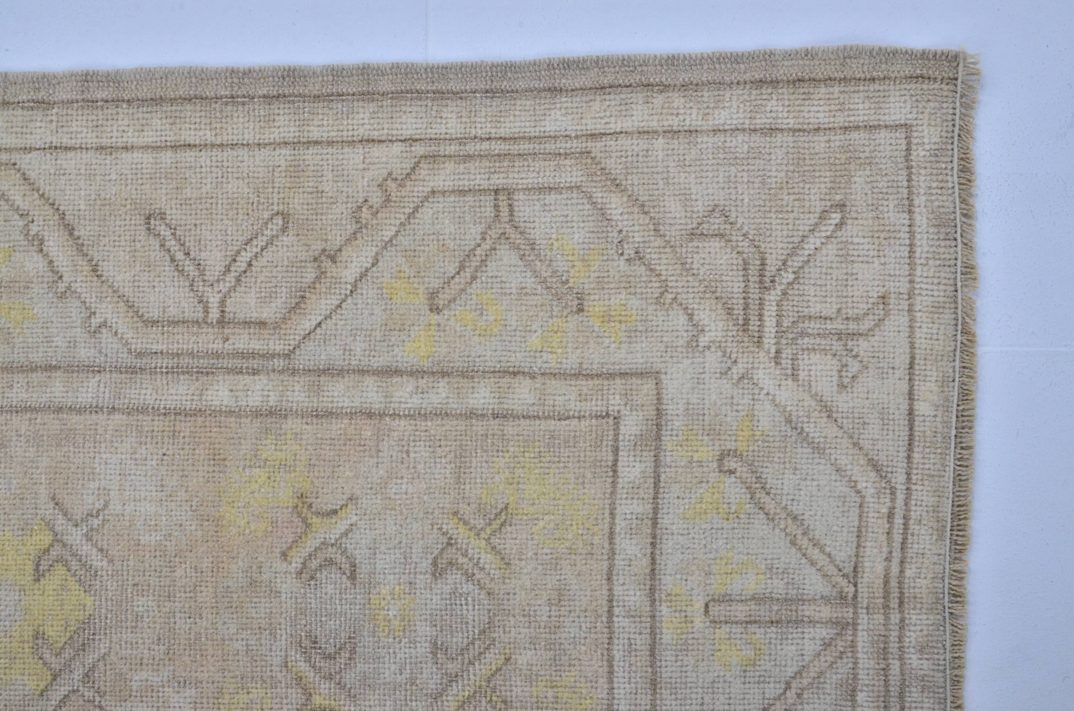 Oushak Antique Floral Hallway Runner Sku 3581