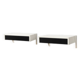 Set of two Martin Visser DD01 Bergeijk wall shelves with drawers for Spectrum, Netherlands 1956