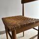 Chaise tressée vintage