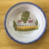 Hollow plate earthenware of Charolles
