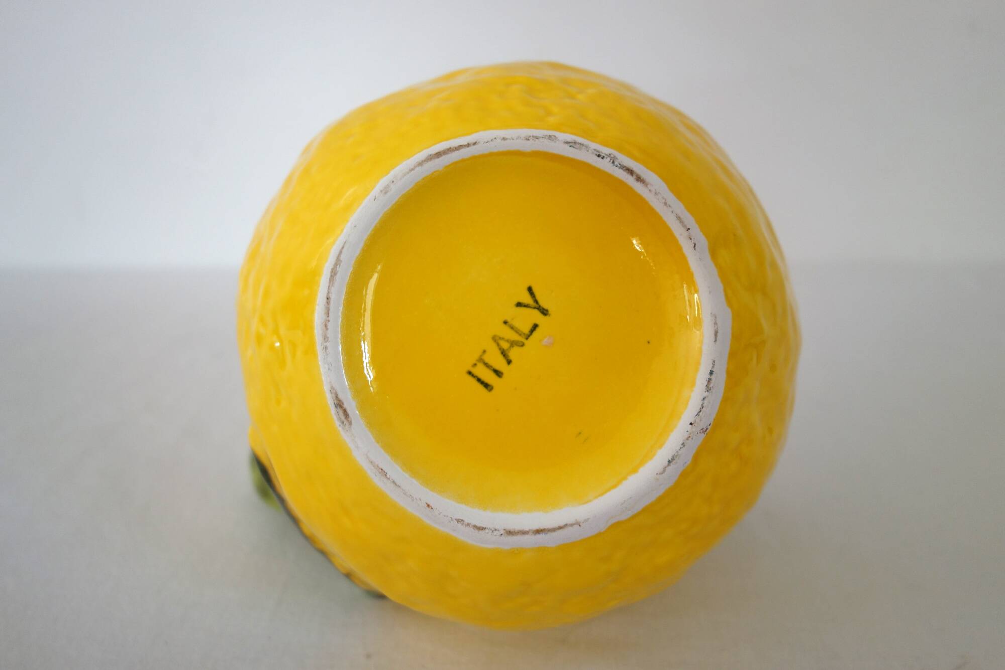 Vintage lemon-shaped slushie pitcher